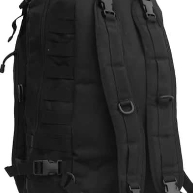 Повседневный городской тактический рюкзак (30 литров, черный)